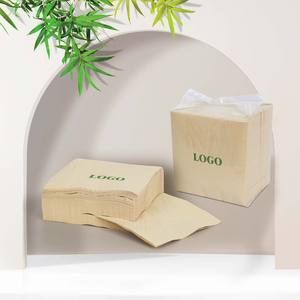 Custom logo <b>bamboo</b> pulp 2-ply napkins free samples provided - Product Image 2
