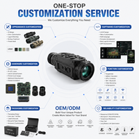 Monoculaire de vision nocturne numérique 2K, vision nocturne infrarouge, portée de vision de 800 m, zoom optique 5x, PIP, boussole, OEM, ODM