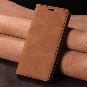 Funda de Teléfono de Cuero PU Tipo Folio para Samsung <span class=keywords><strong>Galaxy</strong></span> S26 S25 S24 S23 Ultra S22 S10 A51 con Cierre Oculto y Ventana Deslizante Minimalista - Product Image 3