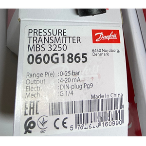 Transmisor de Presión Danfoss MBS 3250 060G1865 Disponible en Stock - Product Image 1