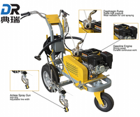 Machine de marquage routier à pulvérisation à froid à pompe à diaphragme, en promotion, pour parkings, municipalités, zones industrielles, haute pression stable