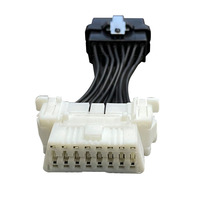 Cable de extensión OBD2, arnés de cables, Cable DE DATOS automotriz con un par de dos machos y hembras, Cable de servicio postventa