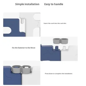 Parc <span class=keywords><strong>pour</strong></span> chien en plastique robuste, pliable, clôture <span class=keywords><strong>pour</strong></span> animaux de compagnie, barrière de sécurité épaisse <span class=keywords><strong>pour</strong></span> chiens, chiots, vente en gros - Product Image 5