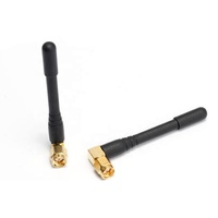 Antenne de communication omnidirectionnelle verticale OEM 868 MHz avec connecteur SMA à angle droit en caoutchouc