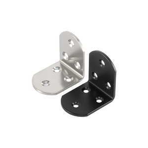 Support d'angle en acier inoxydable à 90 degrés en forme de L, connecteur de support d'étagère en fer pour renforcement de meubles - Product Image 2