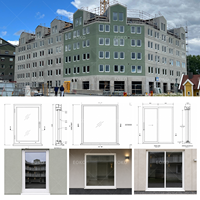 Ventanas de Aluminio para Apartamentos Europeos EOKO, Proyecto Personalizado de Ventanas Fijas y Abatibles de Alta Eficiencia Energética para Climas Fríos y Variables