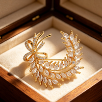 Broche élégante Seiko Motif Épis de Blé, Accessoire de Voyage, Breloque, pour Shopping en Ligne, Carnaval et Mariage