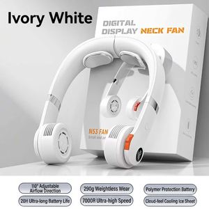 OEM ODM Custom <b>Mini</b> Neck <b>Fan</b> 2400Mah Rechargeable, Portable Hands Free Cooling <b>Fan</b>, Factory Wholesale Sport Style for Outdoor - Product Image 5