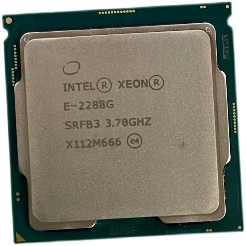 E 2288G orijinal marka yeni kutusu Xeon E-2288G 3.70 GHz 8 çekirdekli DDR4-2666 İşlemci sunucuları CPU