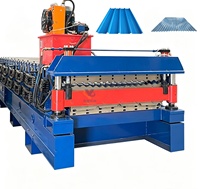 Machine de profilage à double étage YS pour tôles de toiture trapézoïdales 5 V à vendre / Machine de formage à double étage