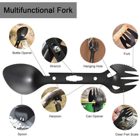 Kit d'outils multifonctions pour le camping, équipement de survie d'urgence en plein air pour la randonnée et le camping