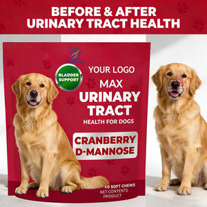 Tratamiento Avanzado para Infecciones Urinarias en Perros, Suplemento de Arándanos para el Control de Infecciones Urinarias y la Salud de la Vejiga, Masticables de Arándanos para Perros, Apoyo Inmunológico e Intestinal - Product Image 1