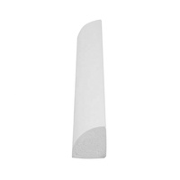 PVC blanc 107 quart de rond ignifuge pour décoration intérieure 5/8\" X 5/8\" Services de découpe et de moulage personnalisés inclus