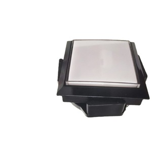 Square Game Console Button Switch 60x60mm <b>Plastic</b> Micro Switch With Light <b>Bracket</b> Arcade Accessory - Product Image 2