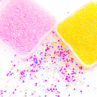 Haute Qualité 100g Nail Décorations Accessoires 1-3MM Perles Rondes Verre Strass Flatback Glitter Blister Ball 3D Type
