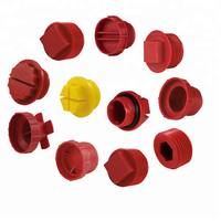 Conexiones de Tubería Hidráulicas y Mecánicas para Uso Industrial, Moldeadas por Inyección, Roscas Métricas NPT UNF BSP SAE, Tapones Roscados de Plástico