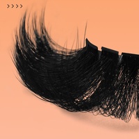 Nouvelles extensions de cils volume faites à la main, ruban pré-coupé DIY, segmentées, pour bouquets floraux extrêmement volumineux, marque privée