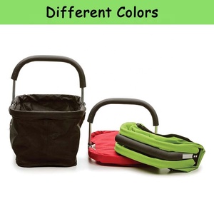 Giỏ Siêu Thị Có Thể Gấp Gọn Khung Nhôm Lồng Thú Cưng Gấp Lớn Túi Đựng Đồ Ngoài Trời Cho Hộp Đựng Đồ Cắm Trại - Product Image 2