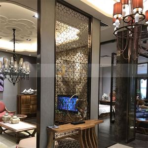 ANN049 Customized Modern Coated Stainless Steel 304 Multifunctional <b>Room</b> <b>Divider</b> for Interior Engineering Decoration Project - Product Image 6