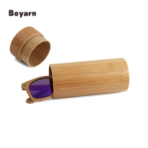 Boyarn Tùy Chỉnh Ban Đầu Vòng Tre Kính Mát Trường Hợp Gỗ Kính Mặt Trời Hộp Cảnh Tượng Kính Mắt Trường Hợp Tre Trường Hợp Bao Bì Hộp - Product Image 5