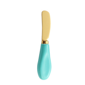 Mini coltello multifunzione, spatola per marmellata con manico in ceramica in acciaio inossidabile, coltello per burro al formaggio - Product Image 5