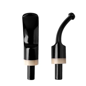Muxiang Cigarette Pipe Mouthpiece 3mm Curved 9mm Straight Cow Horn Ring Reusable Smoking Accessory - Product Image 5