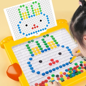Cpc artámbar-rompecabezas de cuentas de piedra magnéticas para niños, juguete de tablero de dibujo de lápiz magnético - Product Image 5
