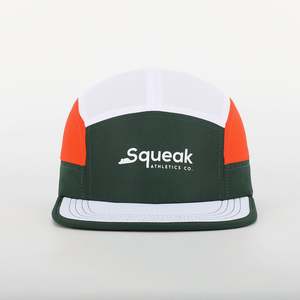 Casquette de camping personnalisée de haute qualité à 5 panneaux, concevez votre propre chapeau de course à pied en caoutchouc avec logo en nylon léger - Product Image 2