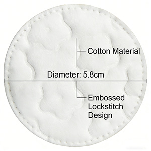 Muestra Gratuita, MOQ Bajo, Venta al por Mayor, Discos Desmaquillantes Faciales Desechables de Algodón 100% para Limpieza Facial - Product Image 6