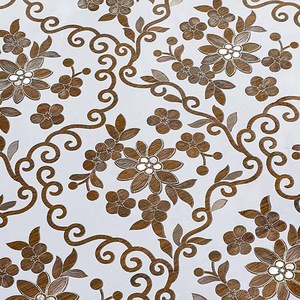 Boen Crystal Floral Vinyl Nappes Jetable Transparent PVC <span class=keywords><strong>Nappe</strong></span> pour Mariages et Fêtes Rectangle Carré Rouleau - Product Image 5