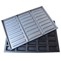 Moule à pâtisserie rectangulaire Sanneng en forme de cigare à 30 emplacements, antiadhésif, pour financier, riz au lait, gâteau au taro, Jiangsu, modèle SN9037