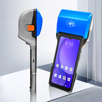 Sistema de Punto de Venta con Pantalla Táctil Completa de 58 mm, Lector NFC, Escáner de Código de Barras e Impresora Dual, Sistema de Datos Android para Tiendas de Ropa F1s Plus
