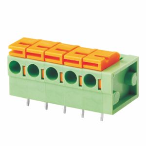 वांजी 2.54 मिमी पिच स्प्रिंग टर्मिनल ब्लॉक WJ141R-2.54 - Product Image 4