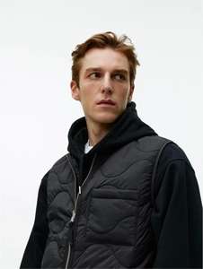 ओएम उच्च गुणवत्ता वाले पुरुषों के कपास बनियान कस्टम लोगो ज़िप अप प्यूफर वेस्ट के लिए आउटडोर वाटरप्रूफ बबल बनियान - Product Image 5