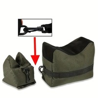 Sac de tir étanche en Oxford 600D avec fermeture éclair, support avant et arrière durable, sac de sable non rempli pour la chasse et le tir en extérieur