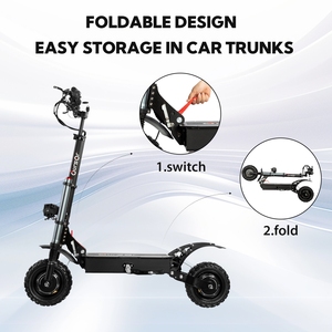 Stock d'entrepôt à l'étranger, Trottinette électrique à double moteur 6000W longue autonomie pour les États-Unis et l'Europe - Product Image 2