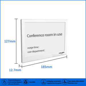 E-ink hulle 7.5 inch E Ink nhân viên ID Thẻ Văn Phòng điện tử nhân viên huy hiệu NFC hiển thị điện tử nhãn kệ với ứng dụng Android - Product Image 3