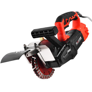 3KW <strong>Electric</strong> Concrete <strong>Grooving</strong> <strong>Machine</strong> 3000 RPM Handheld Wall Chaser Dust Control Plumbing Installation Cutting Tool - Product Image 1