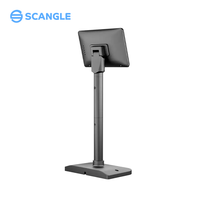 Monitor LCD IPS Scangle de 7 Pulgadas con Interfaz VGA, 4GB de Memoria DDR4, Soporte Ajustable, Precio de Fábrica para Máquinas POS de Supermercado