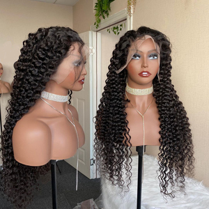 Offre Spéciale crépus bouclés brésilien <span class=keywords><strong>perruque</strong></span> de cheveux humains cheveux humains avant de lacet perruques pour les femmes noires transparent HD dentelle frontale <span class=keywords><strong>perruque</strong></span> vendeur - Product Image 1