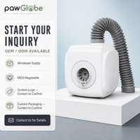 Ventilateur d'extraction pour litière de chat pour la maison, vente en gros, importateurs, distributeurs et fournitures de ventilation pour animaux de compagnie PawGlobe