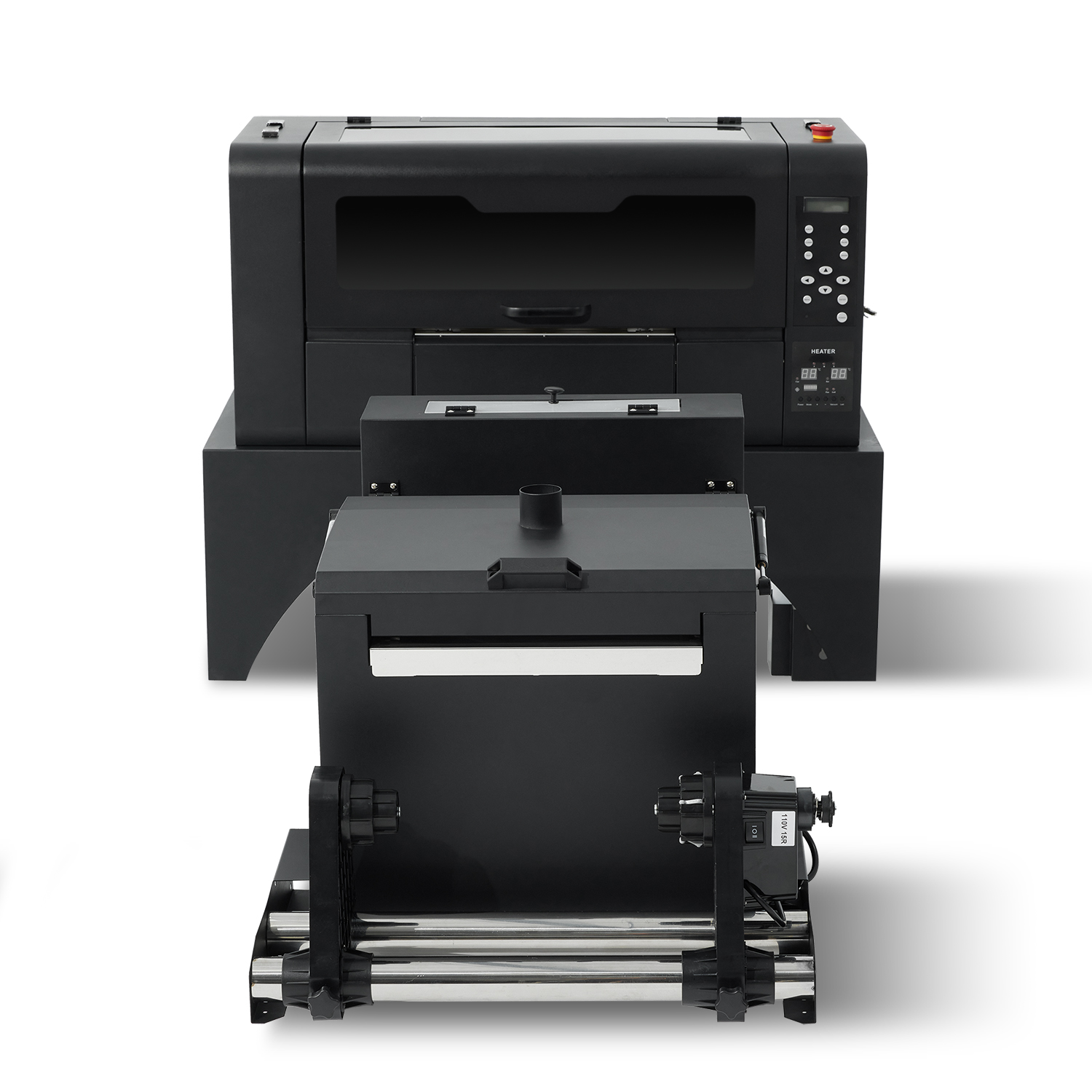 Dual XP600 Head A2 17inch 40cm Inkjet DTF Printer Set Printing with Powder Shaking DTF Printing Machine