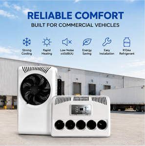 New 12V 24V Scroll Compressor Aluminum Tube Condenser <b>Mini</b> Split AC Unit Truck Cab <b>Air</b> <b>Conditioner</b> EAC001.96 Stable Performance - Product Image 1