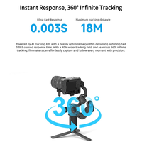 Stabilisateur FeiyuTech SCORP Mini 3 Pro avec suivi IA 4.0, poignée amovible, pour smartphones et appareils photo sans miroir