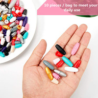 Fermoirs de séparation colorés de sécurité pour bébé, collier de corde de dentition en plastique pour collier