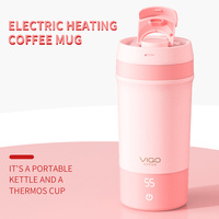 Bureau quatre vitesses réglage de la température eau électrique Mini bouilloire Portable pour café vide chauffe-tasse