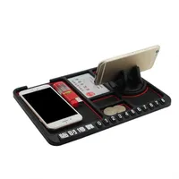 Multifunktion ale Auto Anti-Rutsch-Matte Telefon halter Nicht klebrig Anti-Rutsch-Dash Telefon halterung Silikon Temporäre Park nummer Karte