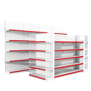 Estanterías para Tiendas de Conveniencia Estante Metálico de Exhibición Multinivel para <span class=keywords><strong>Supermercado</strong></span> Engrosado y Duradero - Product Image 6
