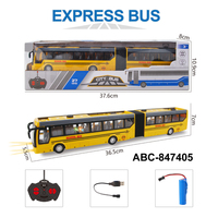 LK Toys 1/32 Rc Toy 4Ch 27Mhz Rc Bus Best Children Gift Toy Remote Control School Bus With Light Music OEM/ODM