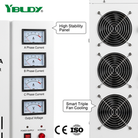 Regulador Automático de Voltaje Serie TNS Trifásico 380V, Estabilizador de Voltaje de 6KVA, 9KVA, 15KVA, 30KVA